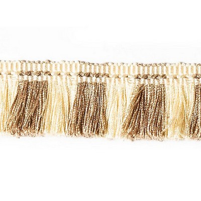 Scalamandre Trim BAYADERE MOSS FRINGE BEIGE