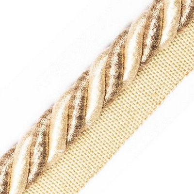 Scalamandre Trim BAYADERE CORD WITH TAPE A BEIGE