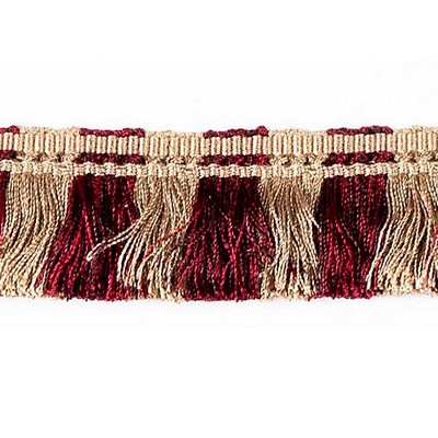 Scalamandre Trim BAYADERE MOSS FRINGE PIVOINE