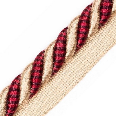 Scalamandre Trim BAYADERE CORD WITH TAPE A PIVOINE