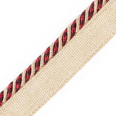Scalamandre Trim BAYADERE CORD WITH TAPE C PIVOINE