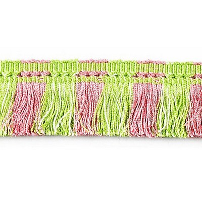 Scalamandre Trim BAYADERE MOSS FRINGE AZALEE