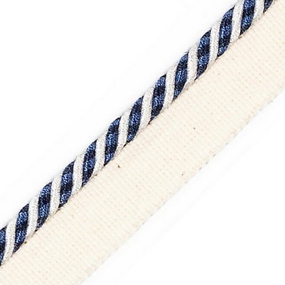 Scalamandre Trim BAYADERE CORD WITH TAPE C MARINE