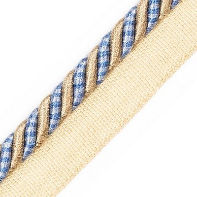 Scalamandre Trim BAYADERE CORD WITH TAPE B PLAGE