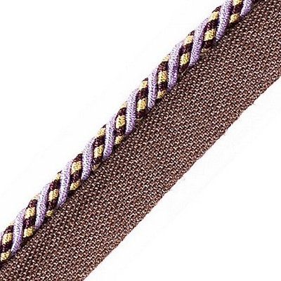 Scalamandre Trim BAYADERE CORD WITH TAPE C RAISIN