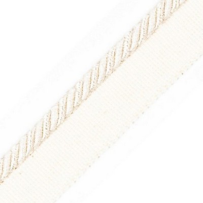 Scalamandre Trim AMBIANCE CORD WITH TAPE C ECRU