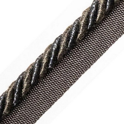 Scalamandre Trim AMBIANCE CORD WITH TAPE B SOMBRE