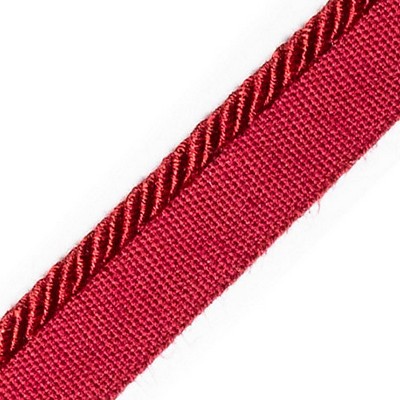 Scalamandre Trim AMBIANCE CORD WITH TAPE C CERISE