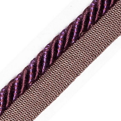 Scalamandre Trim AMBIANCE CORD WITH TAPE B PRUNE