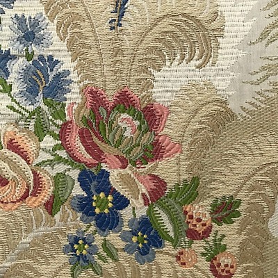 Old World Weavers CHEVERNY ROSE,BLUE,IVORY