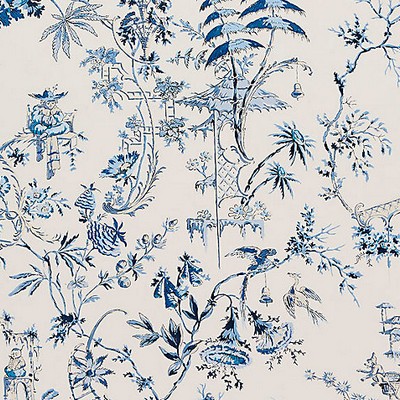 NANJING CHINA BLUE Scalamandre NANJING CHINA BLUE