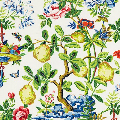 Scalamandre SHANTUNG GARDEN BLOOM