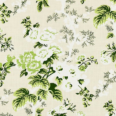Scalamandre ASCOT LINEN PRINT VERDURE