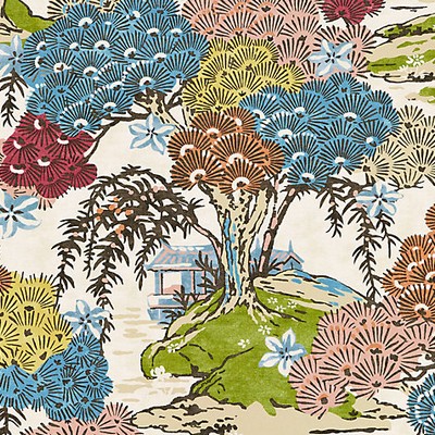 Scalamandre SEA OF TREES SUNRISE