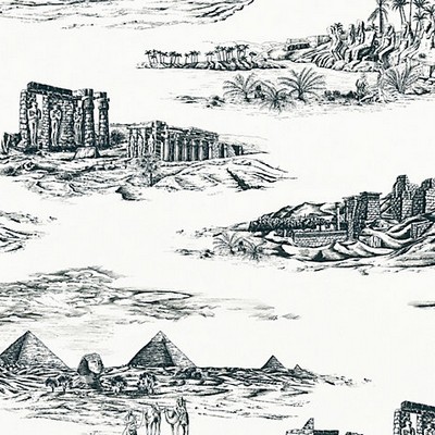 Scalamandre CAIRO TOILE INK