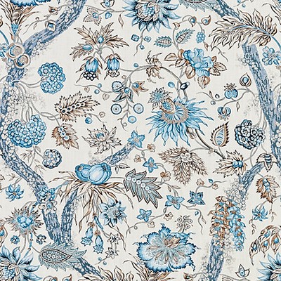 Scalamandre FLEURS TROPICALES WATERS EDGE