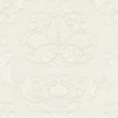 Scalamandre CORNELIA DAMASK EMBROIDERY IVORY