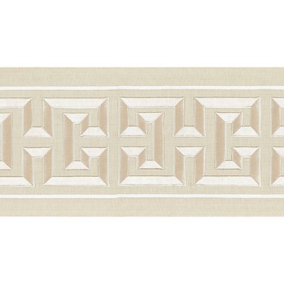 Scalamandre Trim IMPERIAL EMBROIDERED TAPE SAND