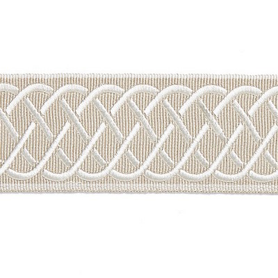 Scalamandre Trim HELIX EMBROIDERED TAPE LINEN