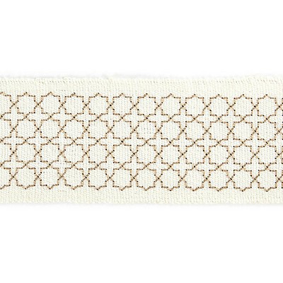Scalamandre Trim SEVILLE EMBROIDERED TAPE IVORY