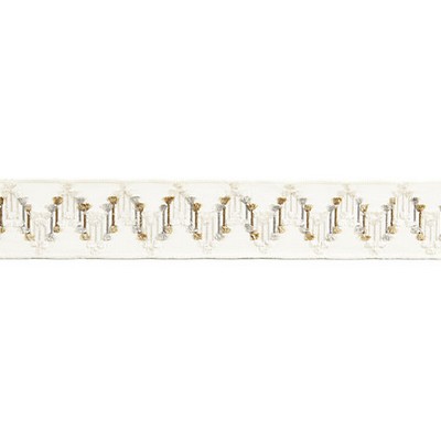 Scalamandre Trim SAYURI EMBROIDERED TAPE FAWN