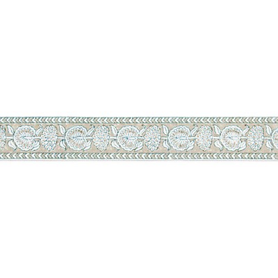 Scalamandre Trim TULSI BLOCK PRINT TAPE MISTY ISLAND
