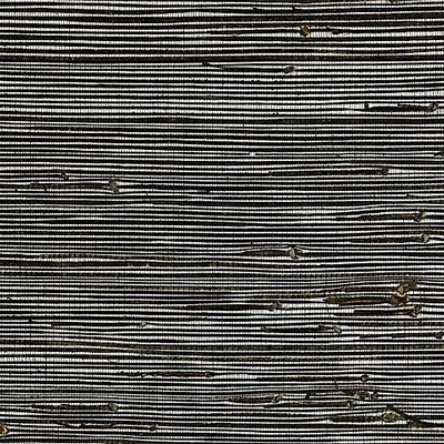Scalamandre Wallcoverings METALLIC JUTE WEAVE GRANITE & SILVER