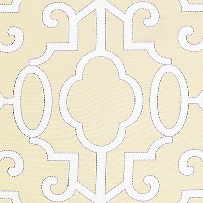 Scalamandre Wallcoverings MING FRETWORK ALABASTER