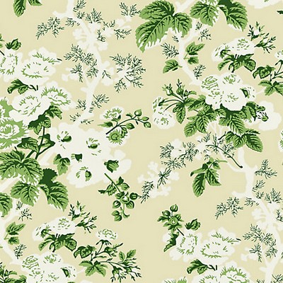 Scalamandre Wallcoverings ASCOT FLORAL PRINT VERDURE