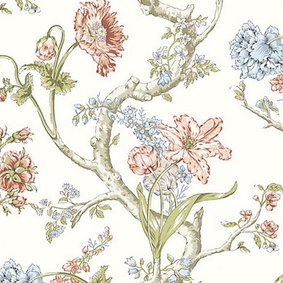 Scalamandre Wallcoverings ANDREW JACKSON FLORAL COUNTRYSIDE