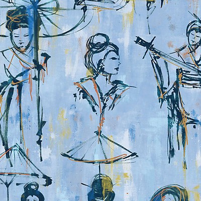 Scalamandre Wallcoverings YUMIKO SKY