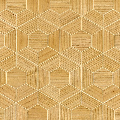 Scalamandre Wallcoverings HIVE - WOOD CASHEW