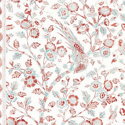 Scalamandre ANISSA PRINT CORAL SPICE