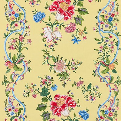 Scalamandre CAMELLIA TRELLIS BUTTER BLUE