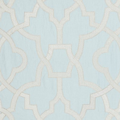 Scalamandre DAMASCUS EMBROIDERY BLUE MIST