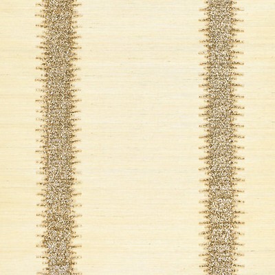Scalamandre Wallcoverings VERONICA BEADED GRASSCLOTH BURNISHED GOLD