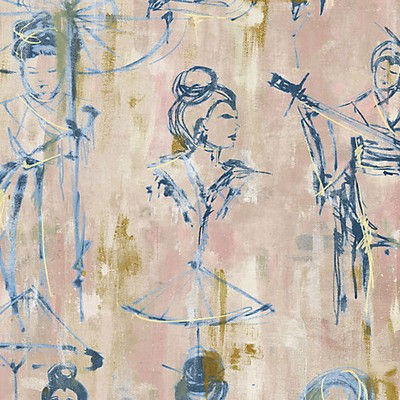 Scalamandre Wallcoverings YUMIKO INDIGO