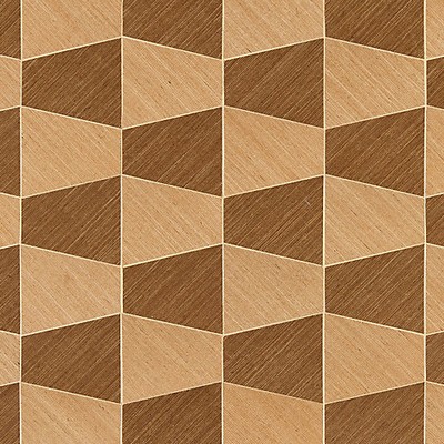 Scalamandre Wallcoverings STACCATO - SISAL BISQUE & BRUNETTE