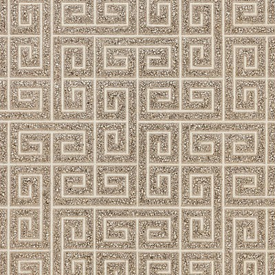 Scalamandre Wallcoverings FRET MOSAIC GRASSCLOTH TIGER EYE