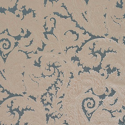 PALERMO VELVET PAISLEY BERYL BLUE Scalamandre PALERMO VELVET PAISLEY BERYL BLUE