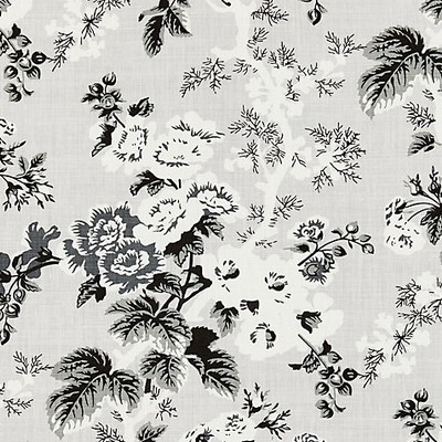 Scalamandre ASCOT LINEN PRINT FRENCH GREY