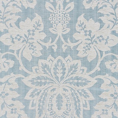 Scalamandre METALLINE DAMASK BLUESTONE