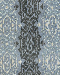 Scalamandre Sumatra Ikat Weave Indigo Fabric