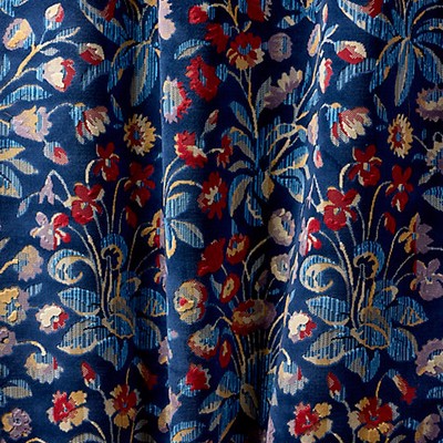 Scalamandre MILLEFLEUR VELVET NAVY LILAC
