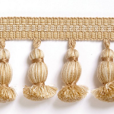 Scalamandre Trim HALSEY ONION FRINGE CAMEL