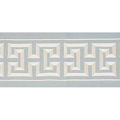 Scalamandre Trim IMPERIAL EMBROIDERED TAPE SKY