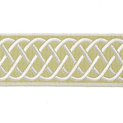 Scalamandre Trim HELIX EMBROIDERED TAPE LETTUCE
