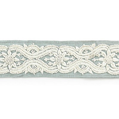 Scalamandre Trim LINNEA EMBROIDERED TAPE SKYLIGHT