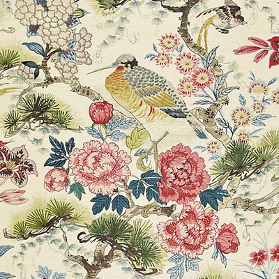 Scalamandre Wallcoverings SHENYANG SISAL BLOOM