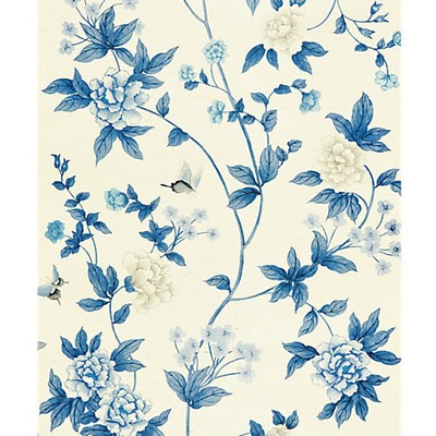 Scalamandre Wallcoverings LUOYANG GARDEN SISAL PORCELAIN